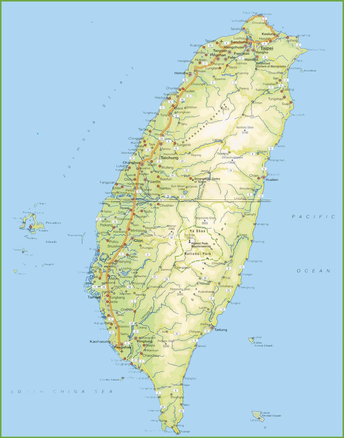 Kartta offline-Taiwan