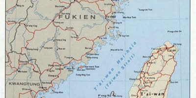 Kartta Taiwanin salmen